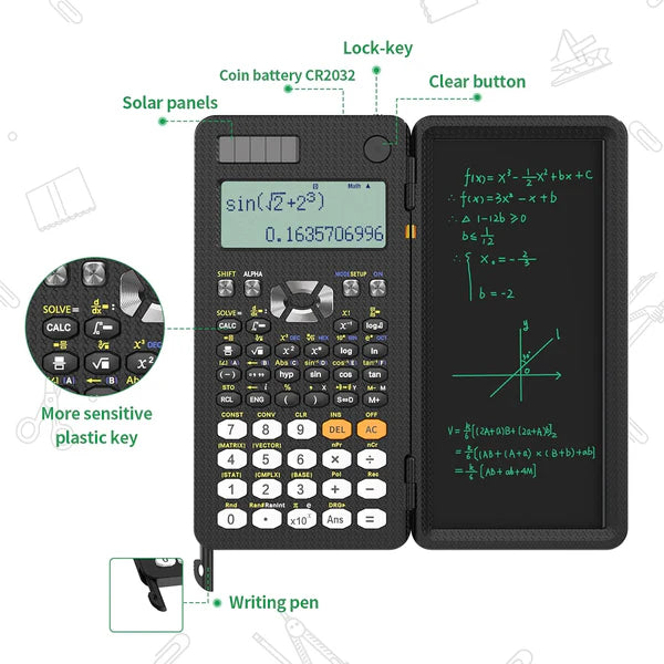 ToolsBery™ Scientific Notepad Calculator